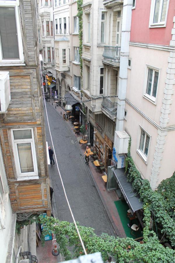 Beyoglu Asmalimescit'Te Mobilyali Balkonlu Daire Apartman Isztambul Kültér fotó